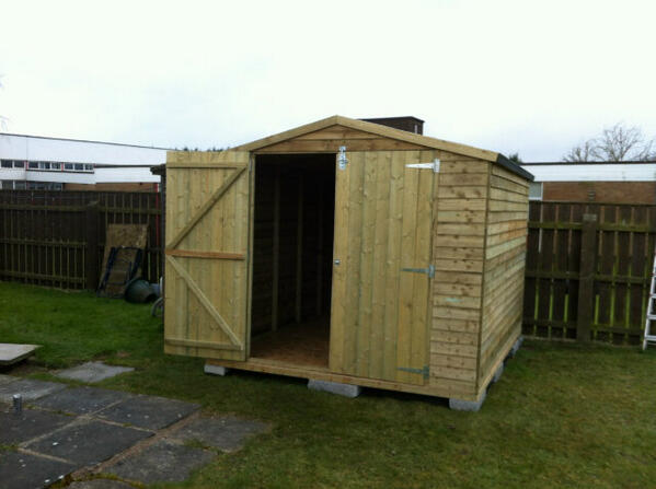 FTC7FTC's tweet image. New shed 8ft 10ft delivered and erected