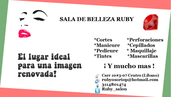 تويتر \ Sala De Belleza Ruby (Ruby_salon@)
