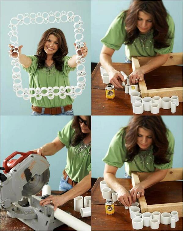 For all my fellow contractors out there... ever wondered what to do with scrap PVC pipe pieces?  Here’s an idea.