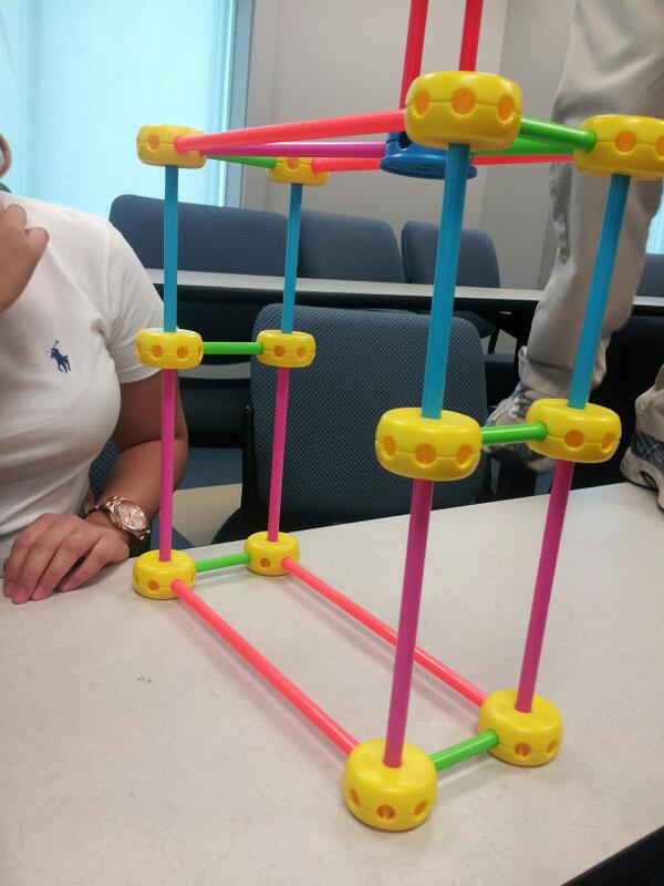 Ame_This's tweet image. I am no expert or engineering major, but I was pretty sure a triangle would have made a bettr base. #groupfail