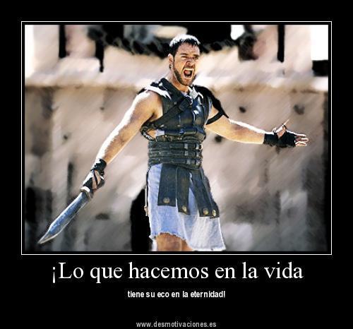 Resultado de imagen de Frases de gladiator