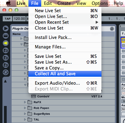 Ableton_eTips's tweet photo. #Ableton #Live #Tip #HowTo Missing files in an Ableton project? Make sure you Collect All&amp;Save to avoid this problem. http://t.co/gqAb5C7OPP