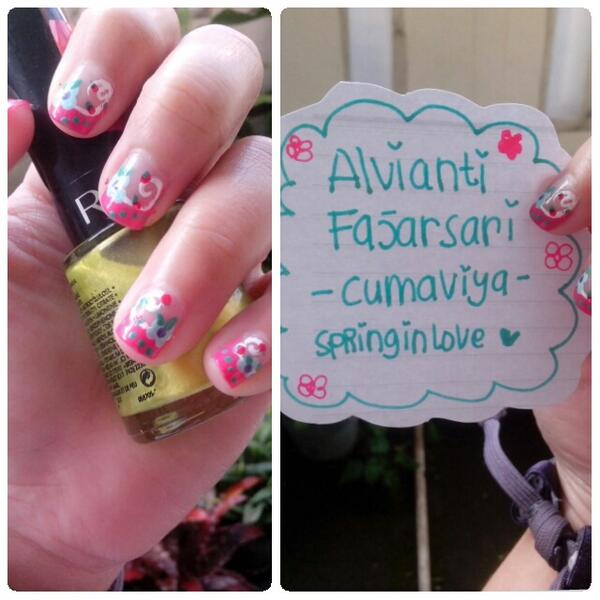 cumaviya's tweet image. @LancomeID: love with you growth like blooming flower spring, Keep it warm under shiny cloud sky, ^^ #SpringinLove