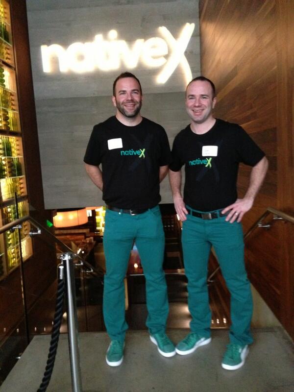 Nativex's tweet photo. When at the NativeX party, do as the NativeXans do! Think green, #GDC CC: @pgbiz http://t.co/Lz6SWoMXd0