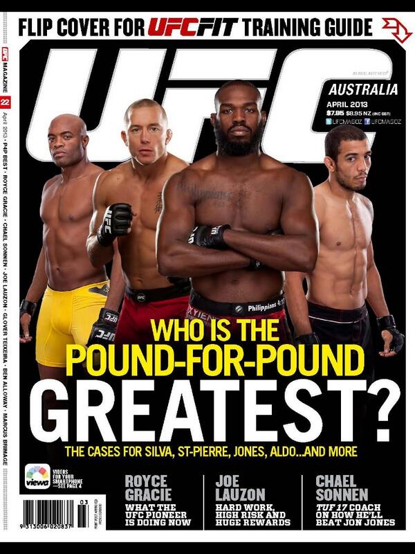 Grab  ufc mag issue 22 out today they let me steal a few pages on the inside @UFCmagOz @UFC_Australia #aussiegangsta