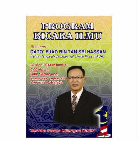 King_Putrajaya's tweet photo. Sebar-sebarkan Program Bicara Ilmu Bersama KP JASA di Putrajaya @pemudaumnoptjy @tunfaisal @gpms_putrajaya @taharikoo http://t.co/CYkta46HW8