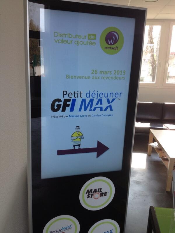watsoft_com's tweet image. Infogérance by #Watsoft avec #GFIMax presenté ce jour à Pessac