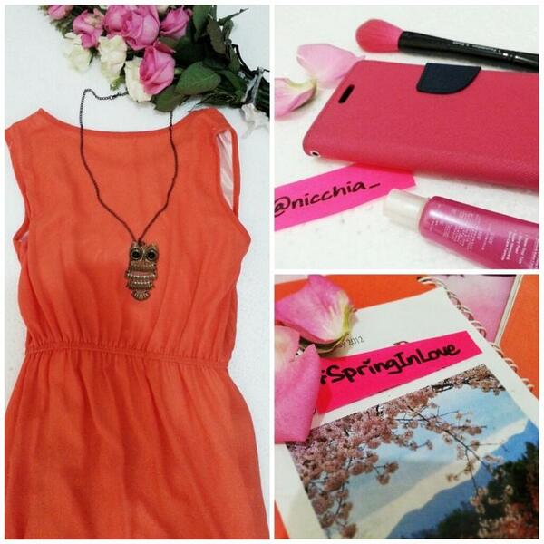 nicchia_'s tweet image. Think pink, think spring. Go orange, shuffle the dance. On Spring we find love. #SpringinLove @LancomeID