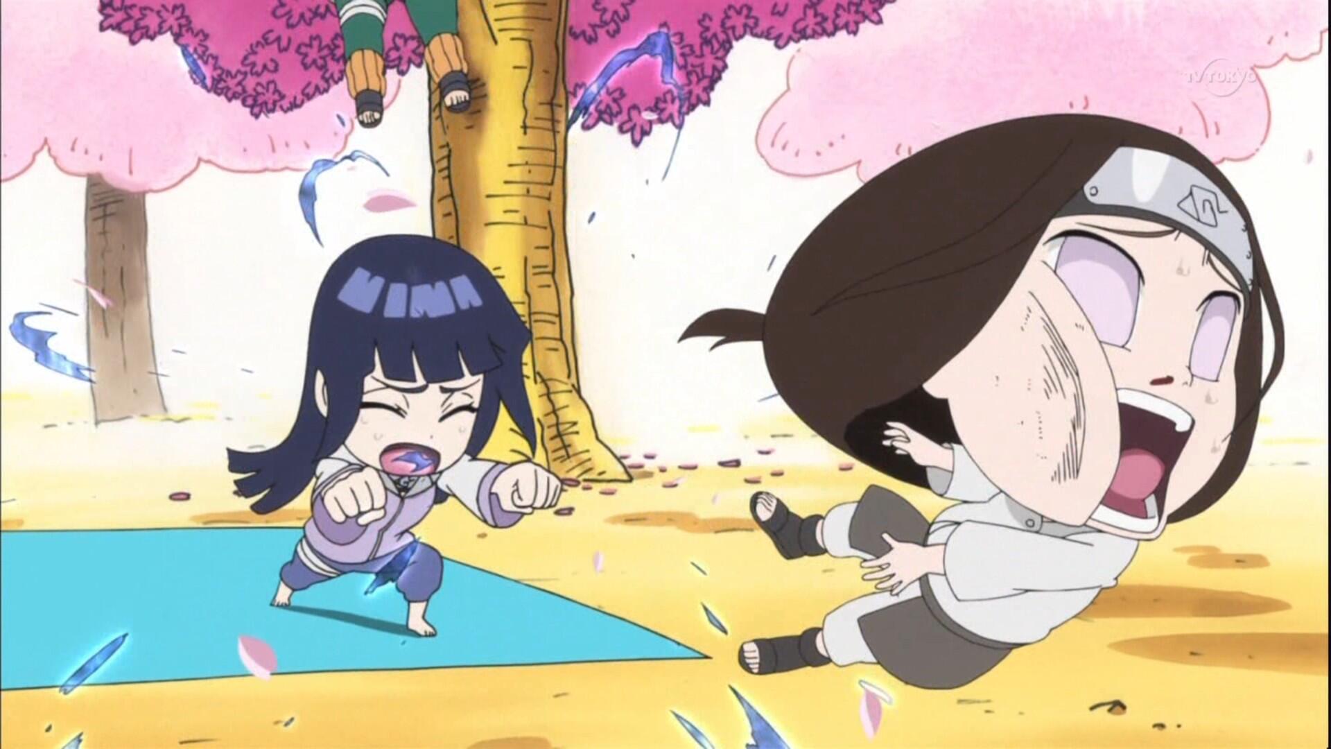 味噌煮込み 柔歩双獅拳を繰り出したヒナタ様 Naruto Sd Http T Co Iyghtna8ut Twitter