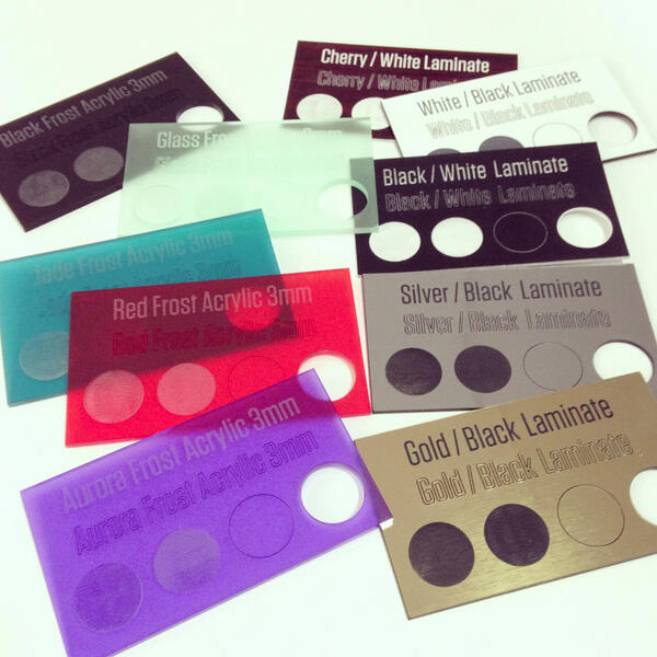 lasercutstudio's tweet image. We stock the widest range of laser cutting materials in Finland. New in, frosted acrylic and engraving laminates!