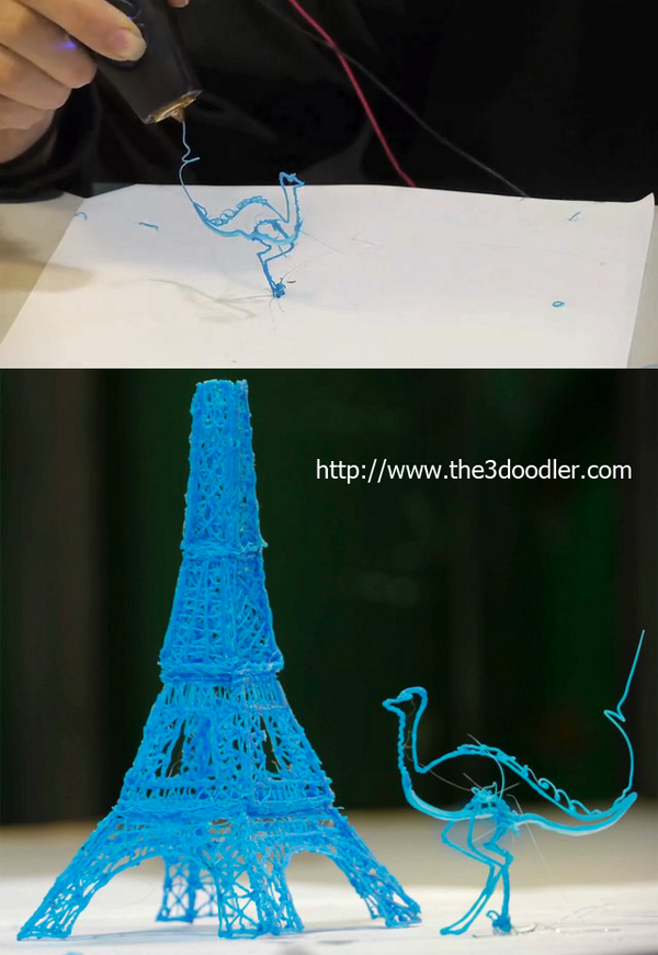 Gambar di udara dan gambarmu langsung beku dengan bolpoin 3D