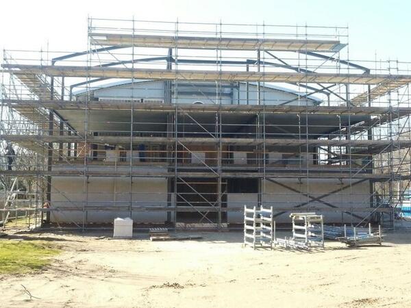 DeSpindelBV's tweet image. #steiger in #weesp opgeleverd! Aannemer kan weer volop verder.