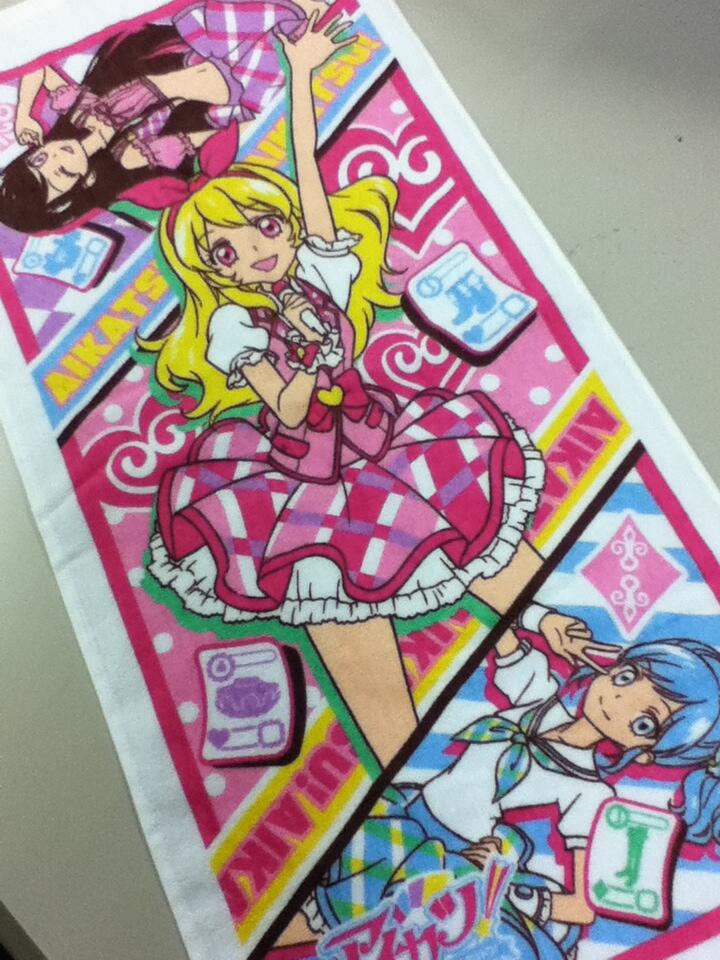 アイカツ スターズ タオル 18種 AIKATSU!STYLE for Lady アイカツスターズ！SD柄オールスターBIG