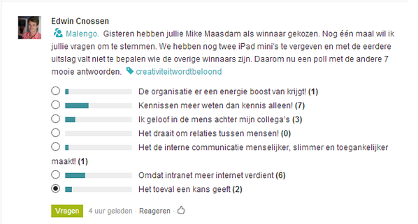 En de andere twee winnaars zijn bekend! <a href="/mvdheuvel/">Maarten van den Heuvel</a> en <a href="/rbois/">Raymond Boissevain</a> gefeliciteerd met jullie #ipadmini #logon