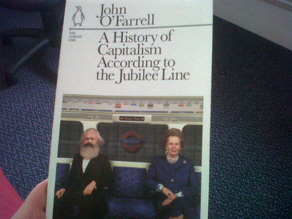 catherinearias8's tweet photo. A history of capitalism according to the Jubilee Line #SoftReading http://t.co/M2xq0Yt0zP