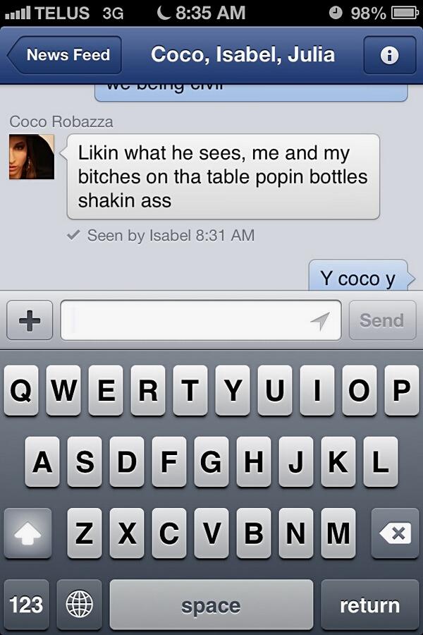 emmasoper's tweet image. @CocoRobazza strange strange woman #getherhelp #freecoco