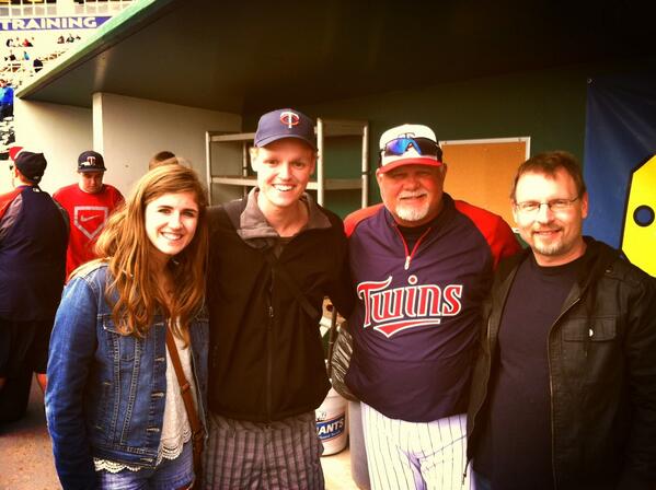 Fort Myers for spring training got to meet Mauer, Morneau and of course Gardy! #gotwins #springtraining