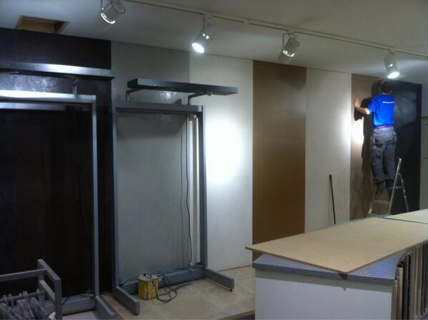 casaceramica's tweet photo. @_AMATiling_ here it is in our showroom. It's crazy stuff. Done mate but pics don't do it justice. Kit going in thurs http://t.co/VKOVScpzxd