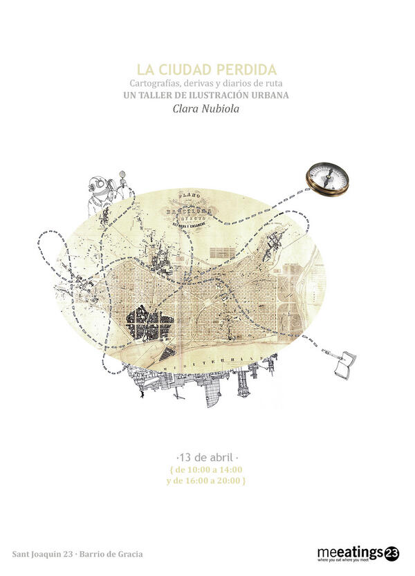 Meeatings23's tweet photo. Una deriva ilustrada. Improvisación y relato andado. Clara Nubiola. http://t.co/6UaewTcaYc http://t.co/mm7s5L4IjB