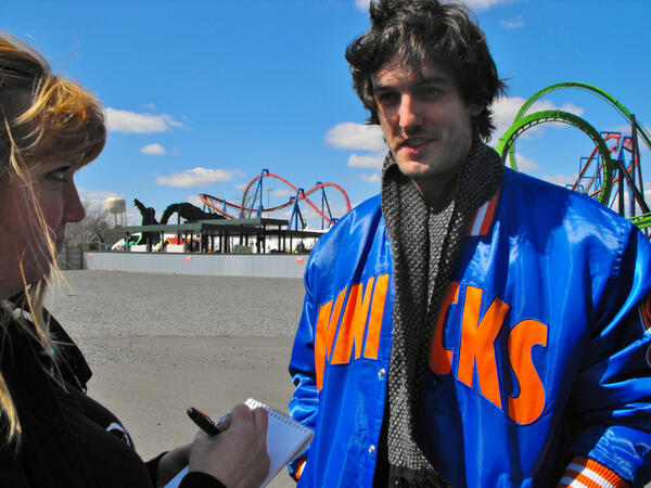 KellyRoncace's tweet image. Interviewing @AndrewJenks at #SpringFix last Saturday #WorldOfJenks Rules!! #CHAD is my hero!