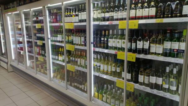 Wine chillers ready for start of trade tommorow. 25% off 6 Bottles of Wine