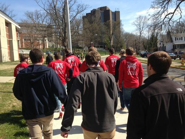 WKUWalkAMile's tweet photo. It has begun! http://t.co/rqrkoc3fRj
