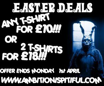 Easter bargains on the web store! ambitionispitiful.com
