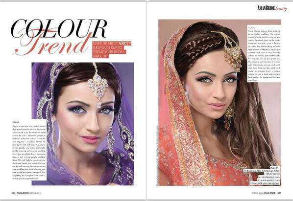 Grab your copy of the latest ASIAN BRIDE featuring Aarti's editorial on Colours!