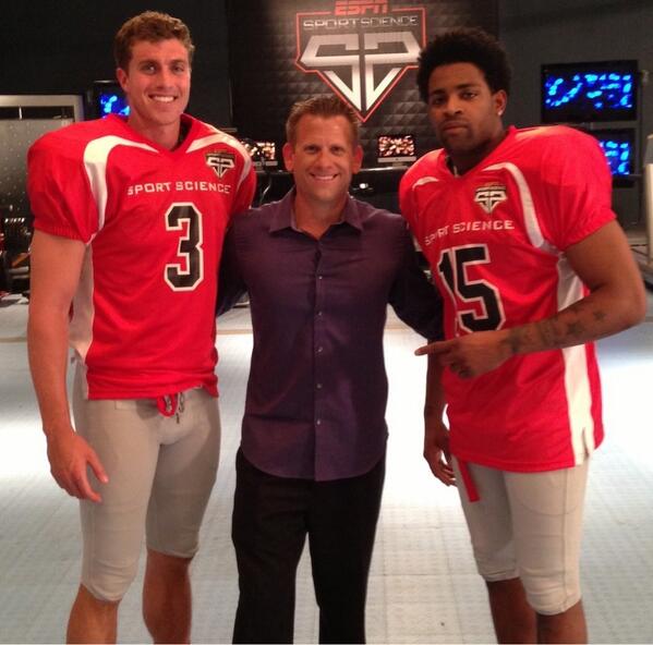 Congrats to Athlete: J. Goltz for his work on ESPN's Sport Science feat. Dez Bryant and Michael Crabtree. #NFUM