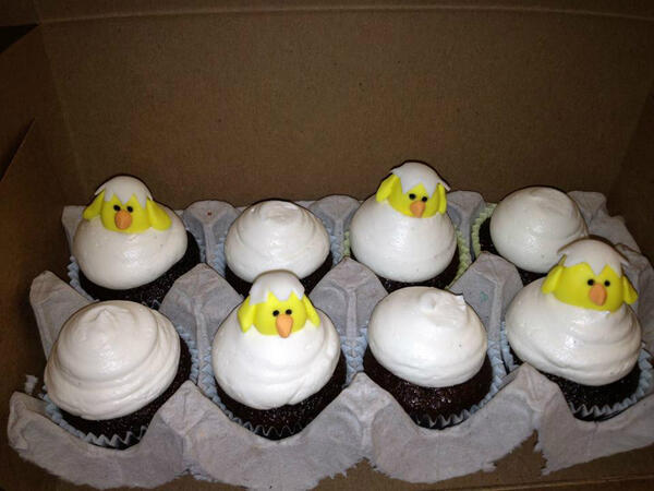 SWPastry's tweet image. Last day to order these cute mini cupcakes for your Easter sweets table...