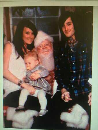 R.I.P Mitch Lucker on Twitter: "Mitch, Jolie and kenadee Lucker seeing  santa! #RIPMITCH http://t.co/JOSpWScvuI" / Twitter