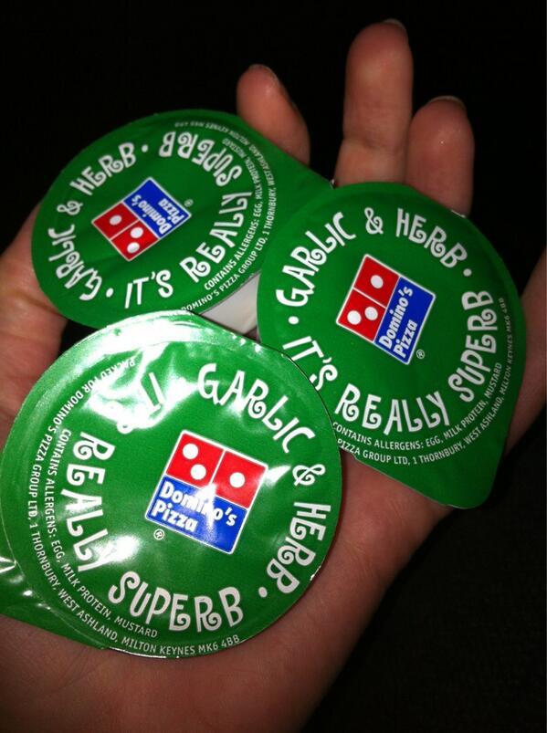 garlic and herb dip dominos