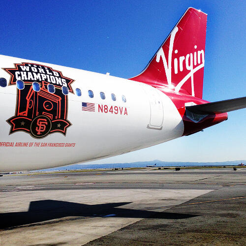 Alaska A321 Special SF Giants Livery r/aviation