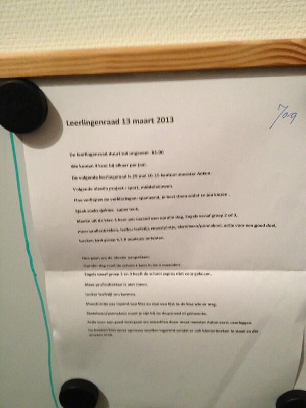 MJPvanSabben's tweet image. Zoon tegenwoordig in de schoolraad #deleeuwerik #lewedorp. 
Wat denk je, wilt ie de school afschaffen!