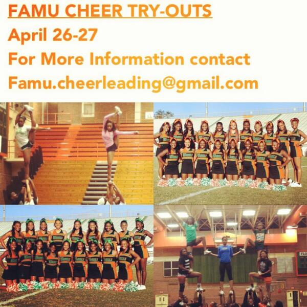 HBCUcheer's tweet image. #FAMUcheer #HBCUcheer Tryout Information