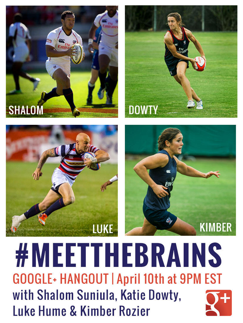 USA Rugby on Twitter "2 weeks til USARugbyHangout MeetTheBrains w