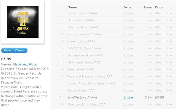JusticeElectro's tweet photo. Which tracks is everyone looking forward to hearing the most? #AccessAllArenas http://t.co/ViGOJWjINu