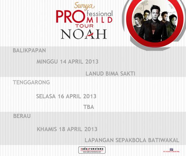 PROjam_ID's tweet photo. Pagi sahabat @NOAH_ID. Di karenakan belum ada kepastian, jd kami hanya bisa share 3 kota dulu nih... http://t.co/ErxcaQuLZ9