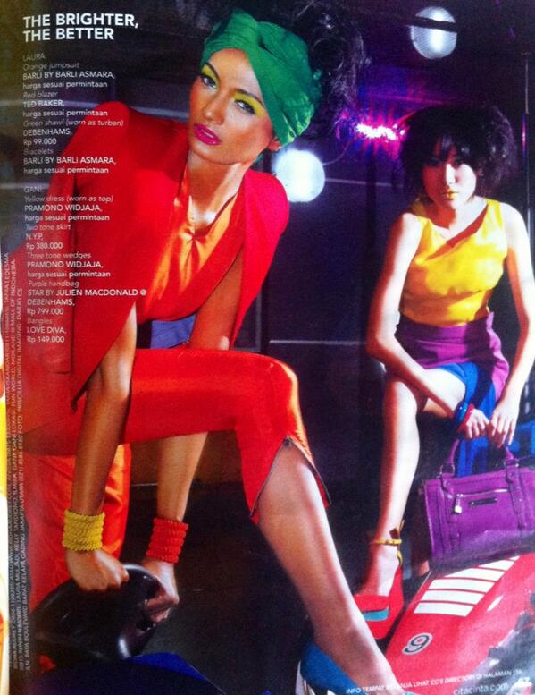 byNYP's tweet photo. The brighter, the better.. Two tone skirt by N.Y.P in @citacintamagz 13-27 Maret 2013 http://t.co/VKSvks96Tr