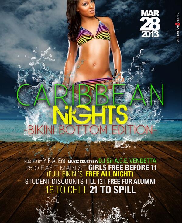 Be there mfs ! #CaribbeanNights hoe .