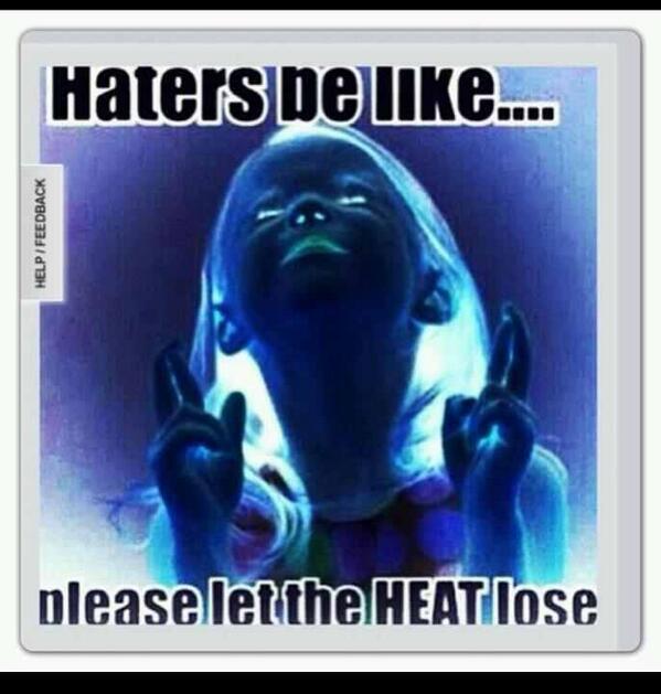 Soo glad those dam Heat lost!!