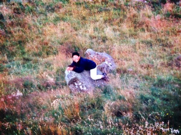 _prawesh_'s tweet image. Yes I used to ride rocks wen I was little! #iWasWeird