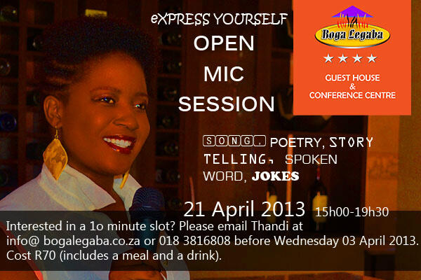 BogaLegaba's tweet photo. #SongsIWillAlwaysLove  @ BogaLegaba loves all artistic expression. We having an Open Mic Session. Yay!! http://t.co/PEzm186EfZ