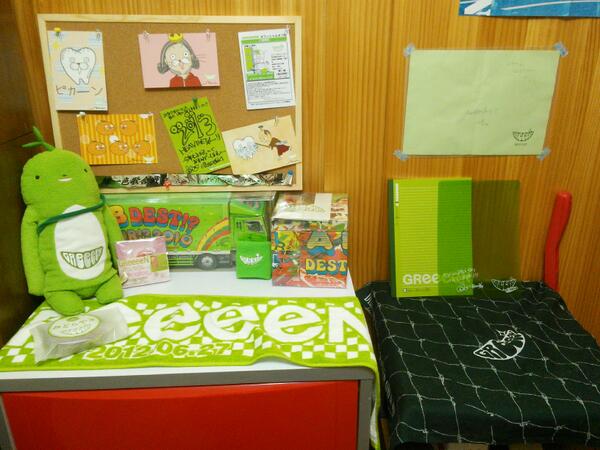 みゅぅw Greeeenグッズ置き場がいい感じになってきた Http T Co Smhi7qvgo8