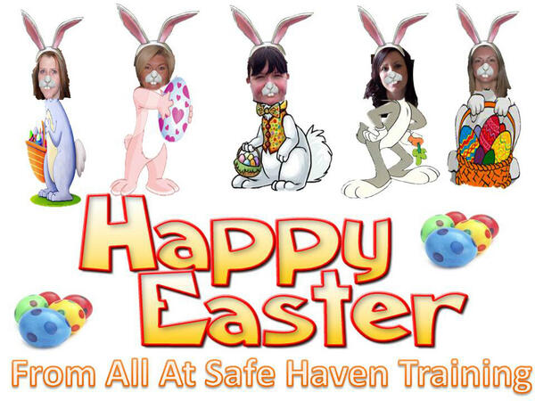SafeHavenTrain's tweet image. Happy Easter from all at Safe Haven Training @carlydavison1