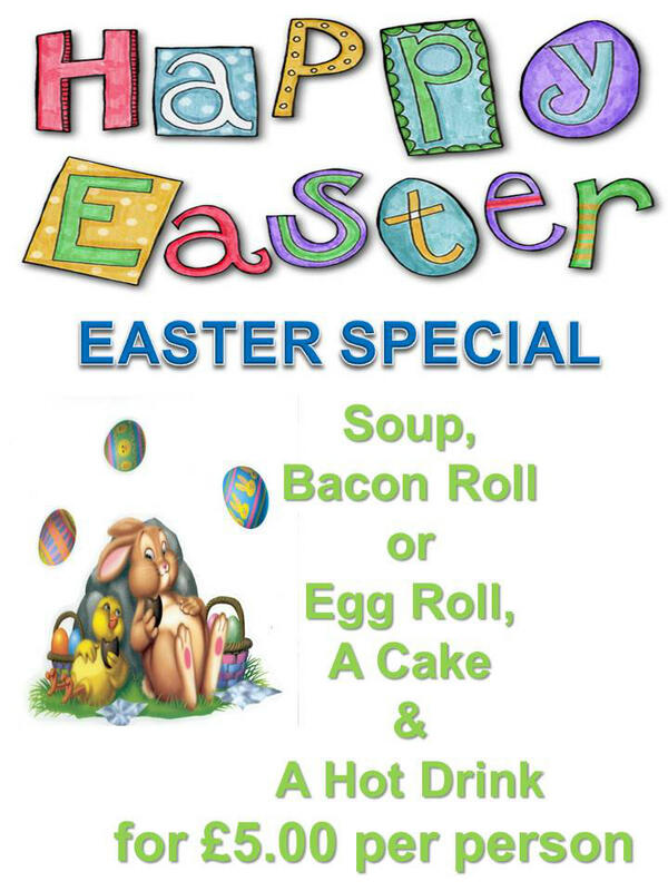 CastleMCafe's tweet image. Easter Special at the Cafe