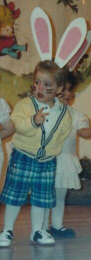 #tbt #easter #pastel Did my parents shop exclusively at Mr. Rogers outlets? Why wasn't I focused on the performance?