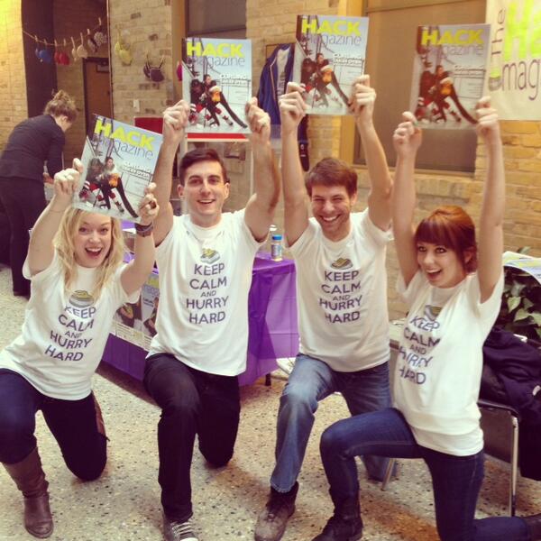 Last chance to win a Hack Magazine Keep Calm &amp; Hurry Hard shirt &amp; pair of Asham mitts! Re-tweet before 4pm to win!