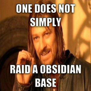MinecraftComic's tweet image. One does not simply mine obsidian #Minecraft