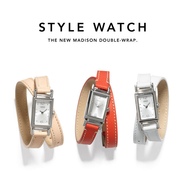 Coach on X Watch out our new Madison Double Wrap Watches have just arrived in spring perfect colors http t e8Mj07qrlh http t IeaKDwNjud X